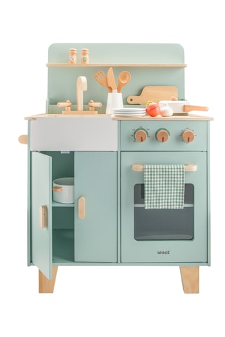 Cucina con accessori in legno - Da 3 anni