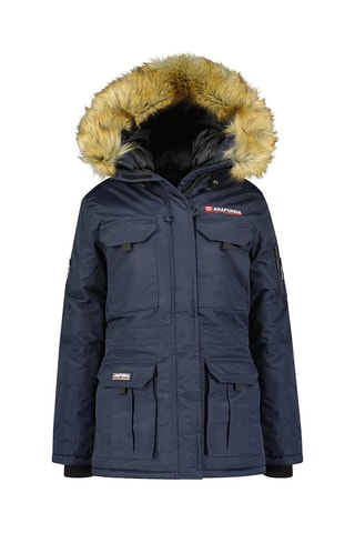 Parka con capucha Babilona - Azul marino