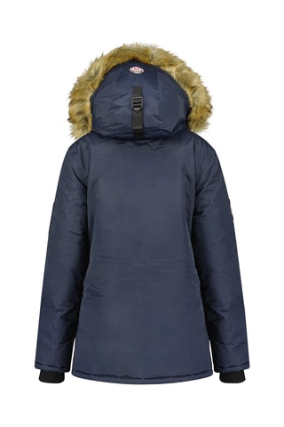 Parka con capucha Babilona - Azul marino