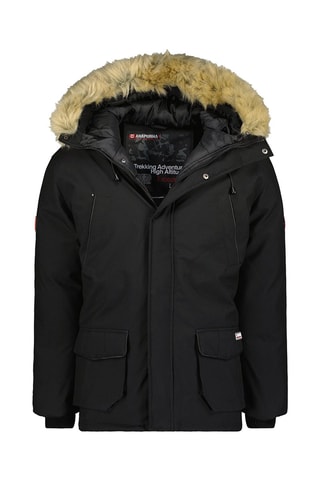 Chaqueta con capucha Claudana - Negro