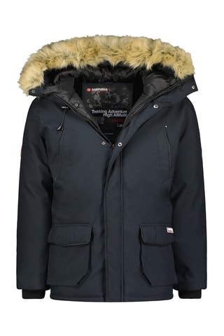 Chaqueta con capucha Claudana - Azul marino