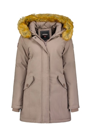 Chaqueta con capucha Dinastiana - Topo