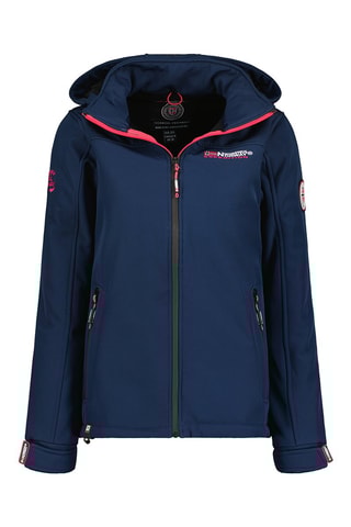 Chaqueta con capucha Softshell Takeniana - Azul marino