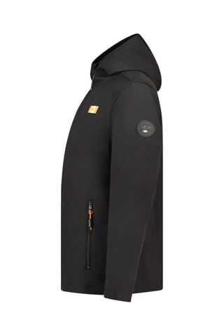 Cazadora Softshell con capucha Teskana - Negro