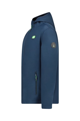 Cazadora Softshell con capucha Teskana - Azul marino