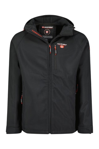 Cazadora Softshell con capucha Takitana - Negro