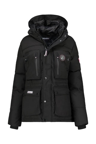 Anorak con capucha Albertana - Negro
