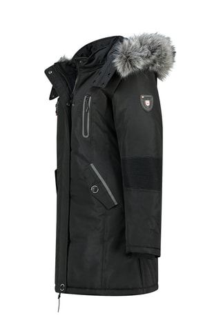 Chaqueta con capucha Coralyana - Negro