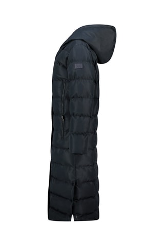 Anorak largo con capucha Belenana - Negro