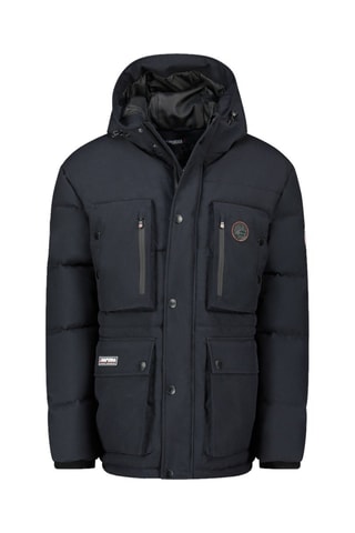 Anorak con capucha Albertana - Negro