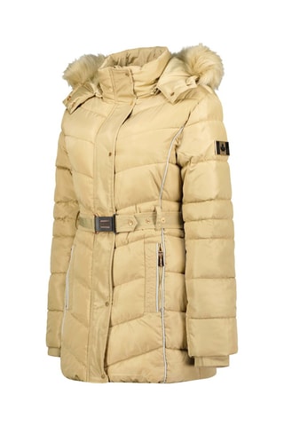 Anorak largo con capucha Beckana - Beige