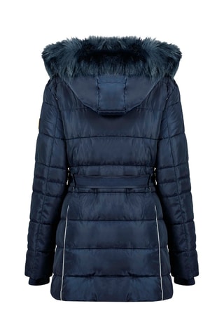 Anorak largo con capucha Beckana - Azul marino