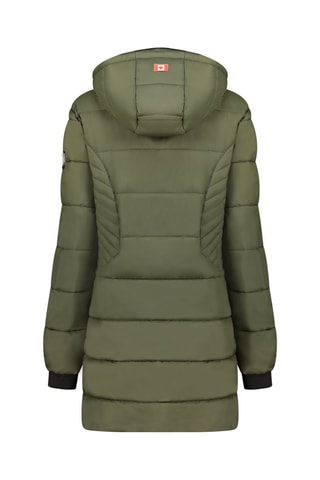 Anorak largo con capucha Beeana - Caqui