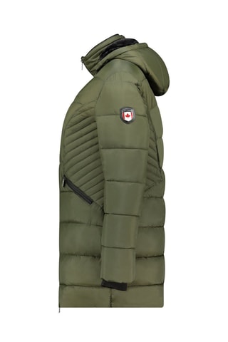 Anorak largo con capucha Beeana - Caqui