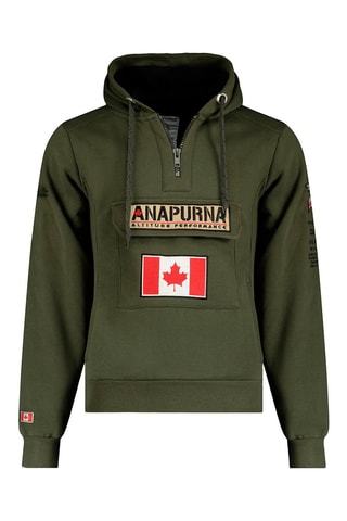 Sudadera con capucha Gymana - Caqui