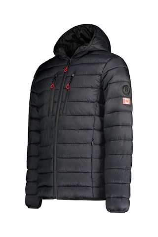 Anorak con capucha - Negro