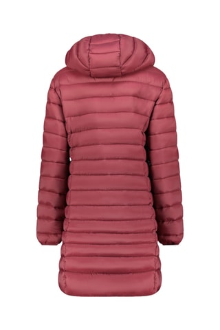 Anorak largo con capucha - Burdeos