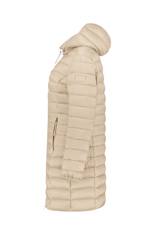 Anorak largo con capucha - Beige