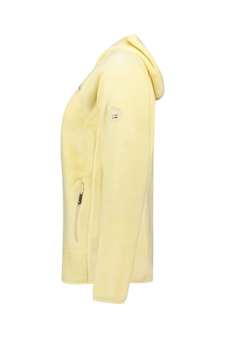 Chaqueta polar con capucha - Amarillo