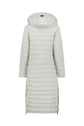 Anorak largo con capucha - Azul claro