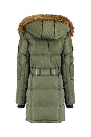 Parka con capucha - Caqui 