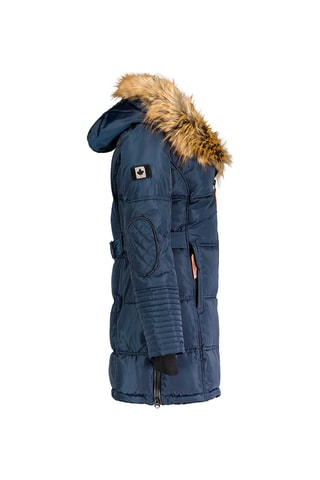 Parka con capucha - Azul marino 