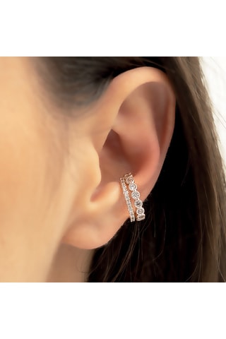 Earcuff - Latón chapado en oro