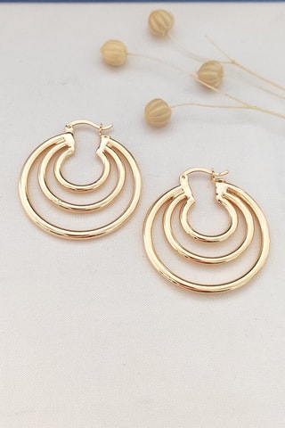 Criollas bañadas en oro fino amarillo