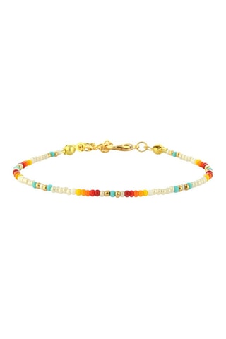 Pulsera bañada en oro fino amarillo