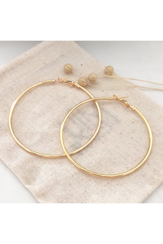 Criollas - Big Hoop - Latón chapado en oro