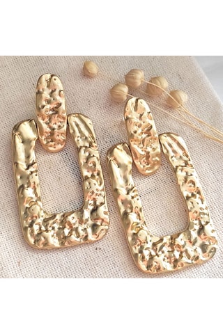 Pendientes - Latón chapado en oro