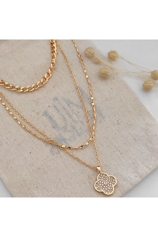 Collar - Latón chapado en oro