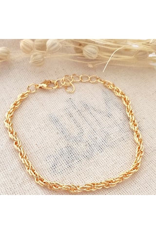 Pulsera - Latón chapado en oro 