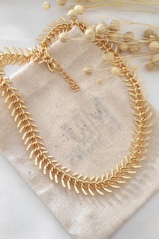 Colar Banhado a ouro amarelo