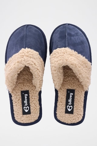 Nubuck Pantoffels Matrix 
Marineblauw