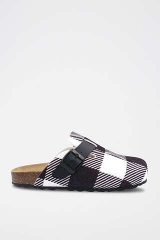 Clogs Rosso Zwart en Wit