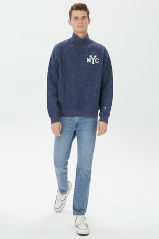 Sweat Yankess New York - Bleu foncé chiné