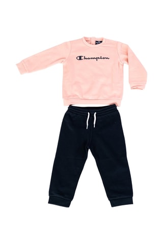 Sweat et pantalon - Rose clair et bleu marine