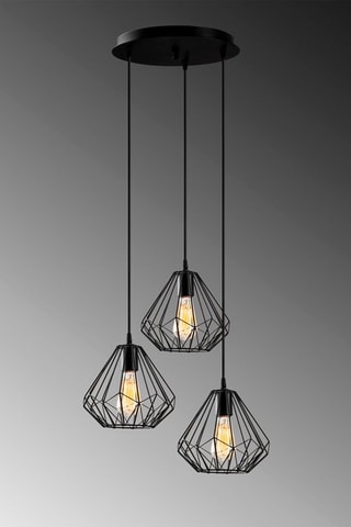 Suspension Diamond - Noir