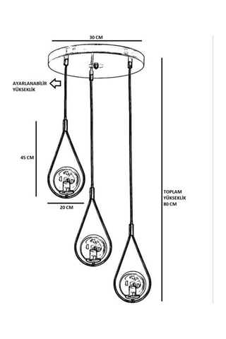 Suspension - Blanc - 3 x 60 W