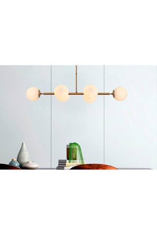 Suspension Fazli - Doré - 6 x 40 W