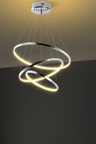 Suspension LED - Chrome - 28 W