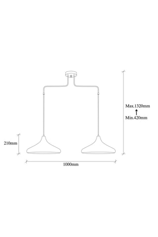 Suspension Barek Doré