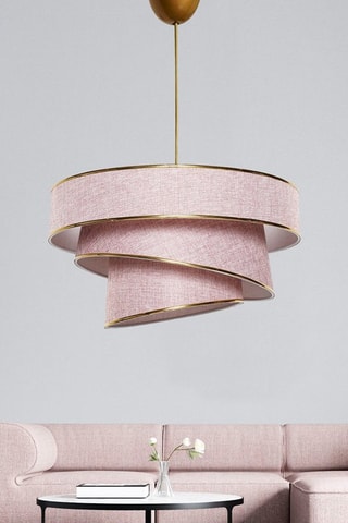 Suspension Couper - Beige et doré - 60 W