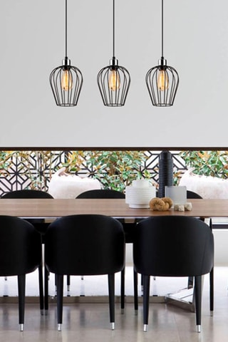 Suspension Tel - Noir - 3 x 40 W