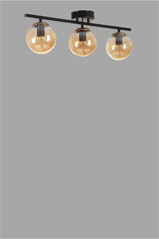 Plafonnier - Noir et transparent