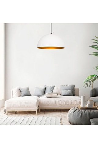 Suspension Sivani - Blanc - 40 W