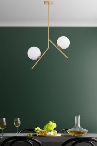 Suspension - Doré - 2 x 40 W