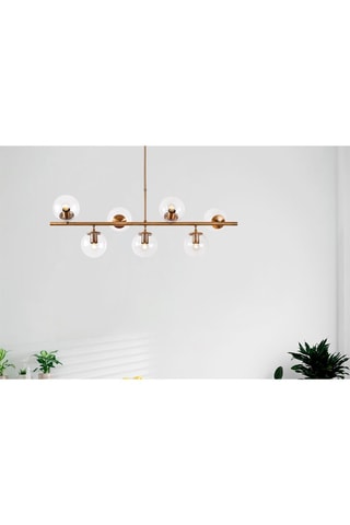 Suspension Fazli - Doré - 7 x 40 W