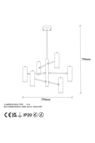 Suspension Gharib - Doré